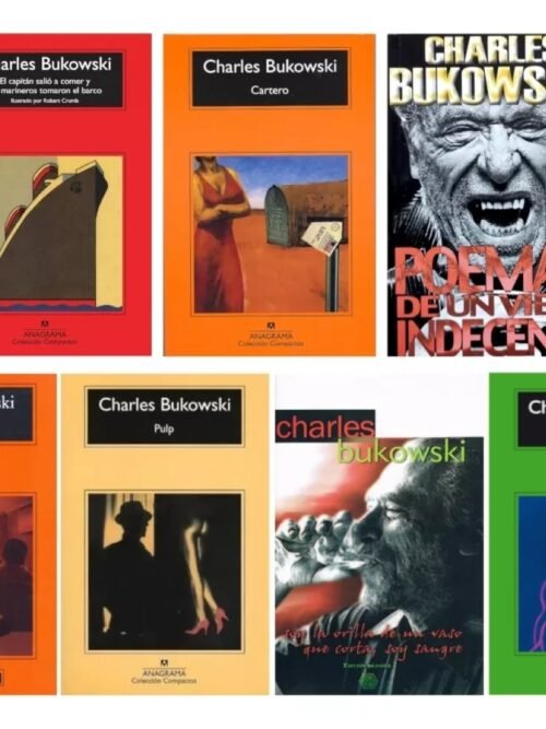 PAQUETE: Charles Bukowski 6 Libros + 1 De Regalo