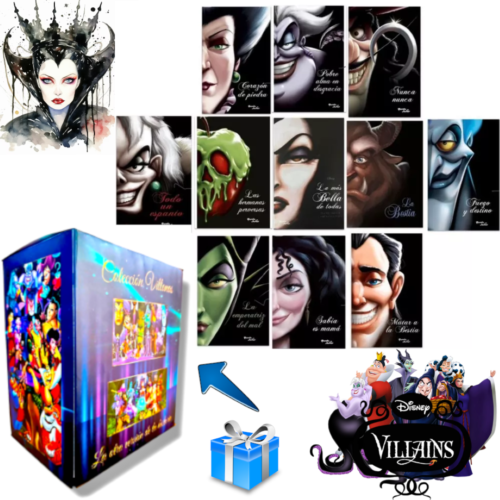 CAJA: Villanas Disney 11 Libros