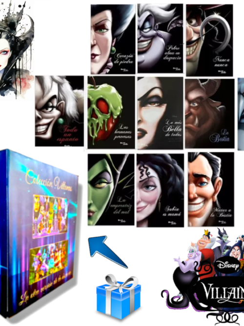 CAJA: Villanas Disney 11 Libros