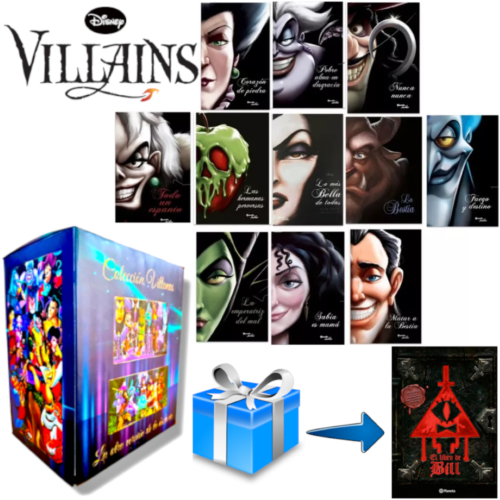 CAJA: Villanas Disney 11 libros + El libro de Bill