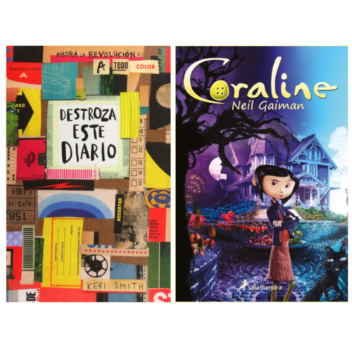 PAQUETE: Destroza este diario + Coraline