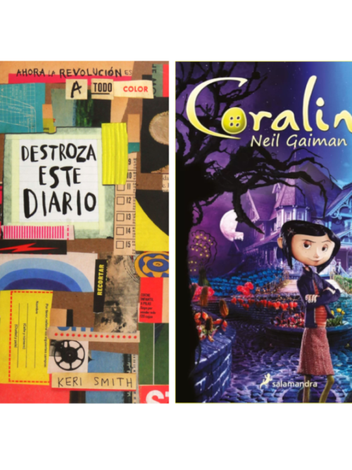 PAQUETE: Destroza este diario + Coraline