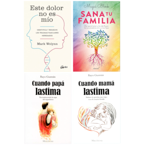 PAQUETE: Este dolor no es mío + Sana tu familia + Cuando papá lastima + Cuando mamá lastima