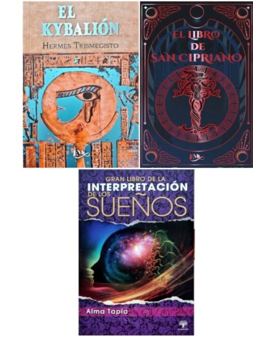 PAQUETE: Kybalion + Libro San Cipriano + Interpretación de los sueños