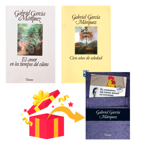 PAQUETE: Cien años de soledad + Amor en tiempos del cólera + Regalo