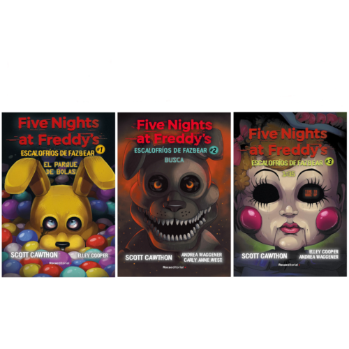 PAQUETE: Five Nights at Freddys 1, 2 y 3