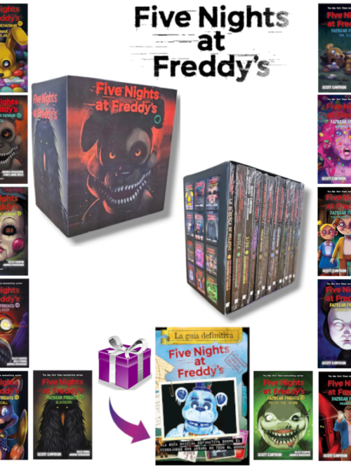 PAQUETE: Five Nights at Freddys Caja conmemorativa + Guia definitiva