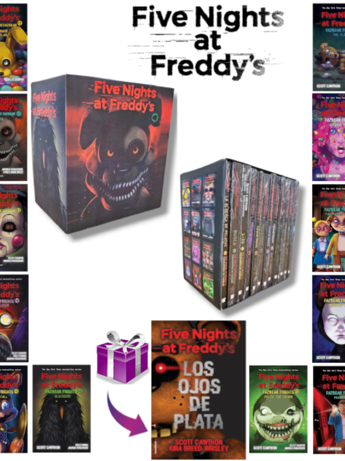 PAQUETE: Five Nights at Freddys Caja conmemorativa + Ojos de plata