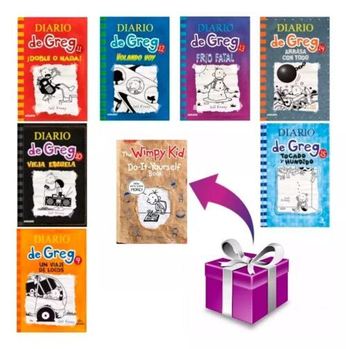 PAQUETE: El driario de greg 9, 10, 11, 12, 13, 14 y 15 + Regalo (Hazlo tu mismo)
