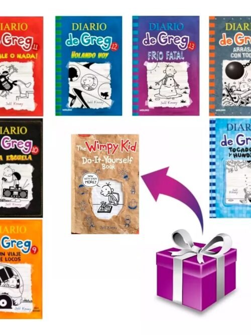 PAQUETE: El driario de greg 9, 10, 11, 12, 13, 14 y 15 + Regalo (Hazlo tu mismo)
