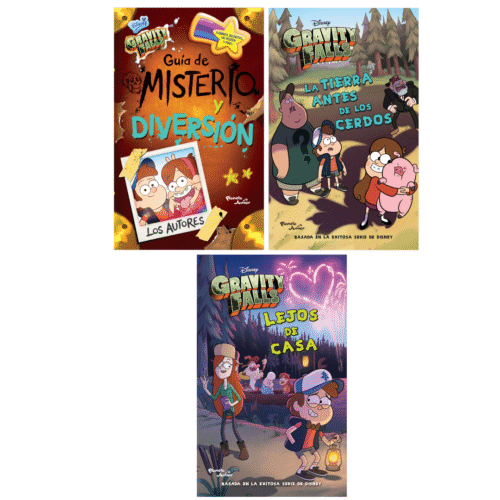 PAQUETE: Gravity Falls 3 libros