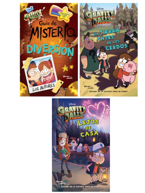 PAQUETE: Gravity Falls 3 libros