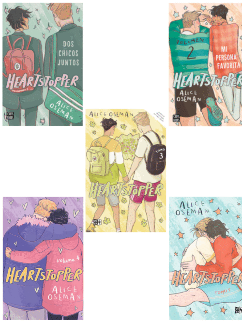 PAQUETE: Heartstopper tomos 1 al 5