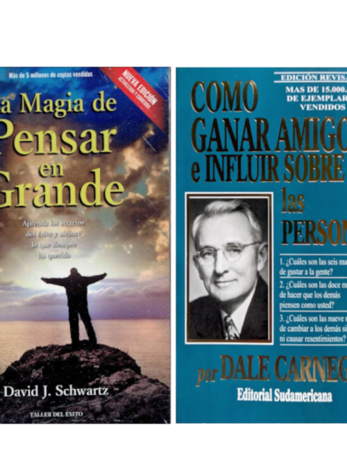 PAQUETE: La magia de pensar en grande + Como ganar amigos e influir sobre las personas