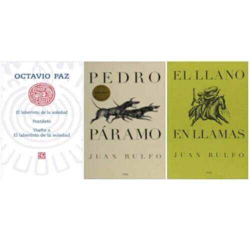 PAQUETE: Laberinto de la soledad + Pedro Paramo + Llano en llamas