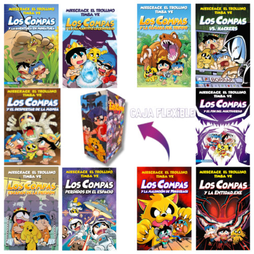 PAQUETE: Compas 10 libros + Caja flexible