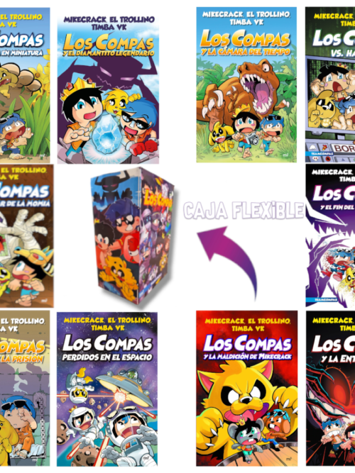 PAQUETE: Compas 10 libros + Caja flexible