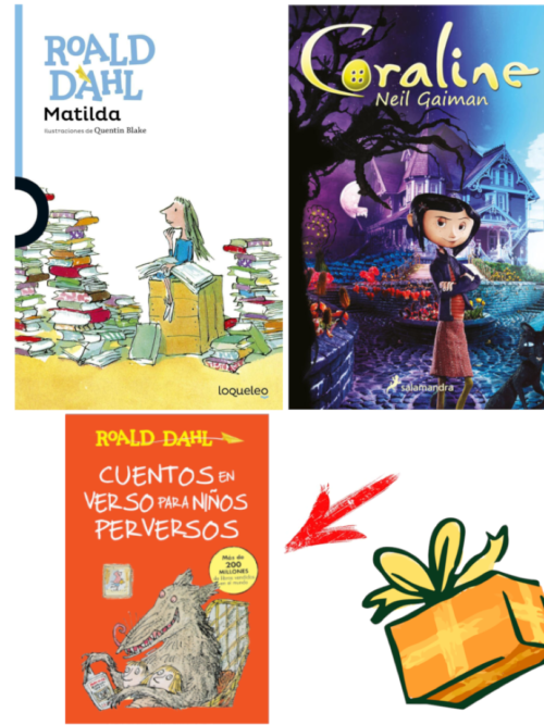 PAQUETE: Matilda + Coraline + Regalo (Cuentos en verso para niños perversos)