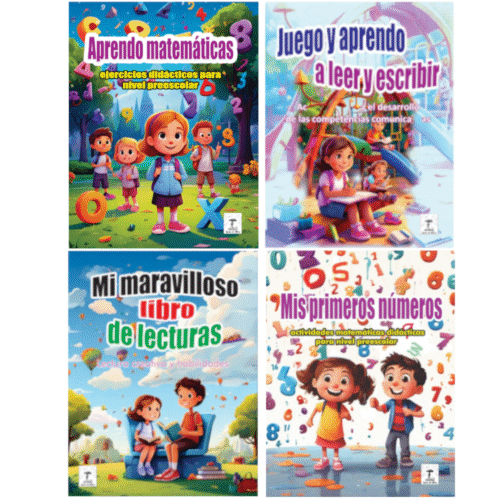 PAQUETE: 4 libros Lluvia de letras