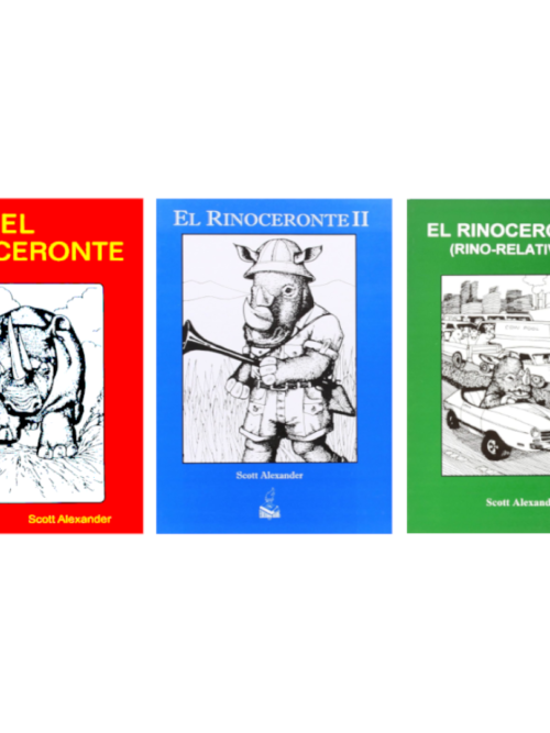 PAQUETE: El rinoceronte 1, 2 y 3