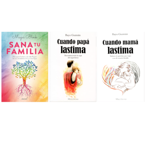 PAQUETE: Sana tu familia + Cuando papá lastima + Cuando mamá lastima