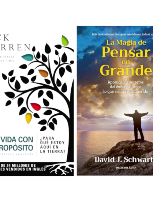 PAQUETE: Una vida con proposito + La magia de pensar en grande